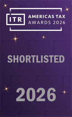 Sello oficial de finalista, ITR Americas Tax Awards 2026